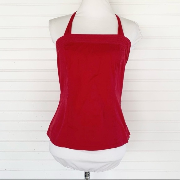 Heart Soul Red Fitted Bustier Tank Top - Picture 1 of 5